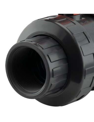 VALVULA BOLA ROSCA HEMBRA PE - 63MM - 2"