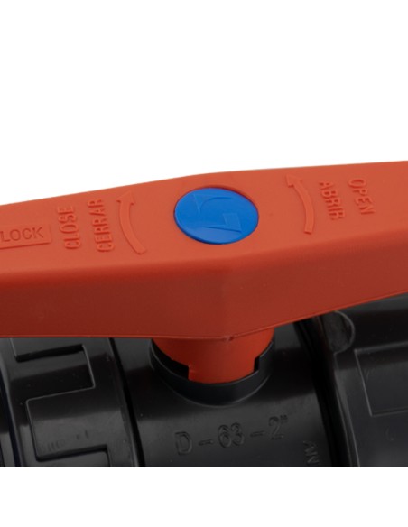 VALVULA BOLA ROSCA HEMBRA PE - 63MM - 2"