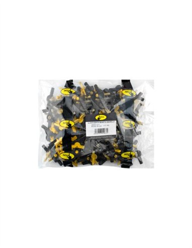LLAVE TOTAL SIMPLE BOLSA 100 UDS - 12MM NEGRO