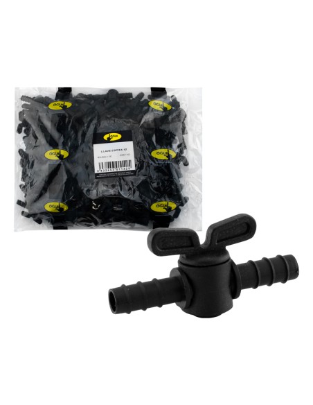 LLAVE TOTAL SIMPLE BOLSA 100 UDS - 16MM NEGRO