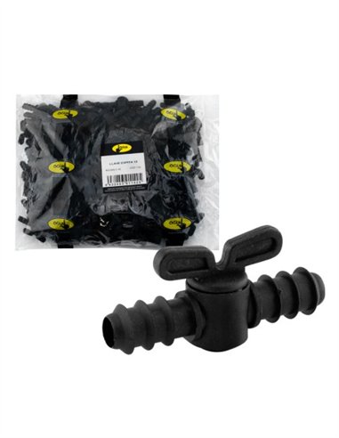 LLAVE TOTAL SIMPLE BOLSA 100 UDS - 16MM NEGRO