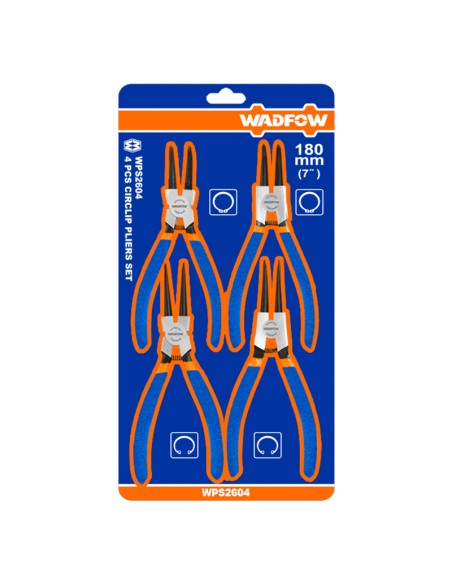JUEGO 4PZS ALICATES ANILLOS RETENCION WADFOW