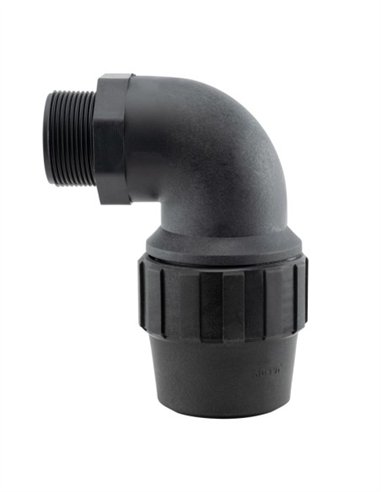 CODO FITTING  90º MACHO - 40MM - 1 1/4"