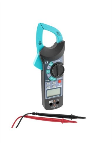 PINZA AMPERIMETRICA  C/TEMP CAT.II CON LUZ