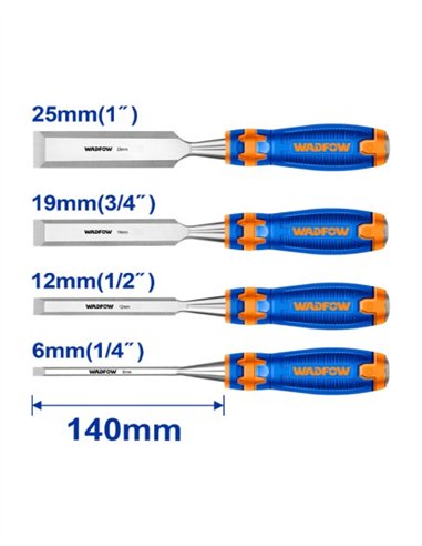 SET 4PZS FORMONES PARA MADERA WADFOW
