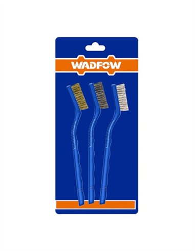 JUEGO 3 PZS CEPILLOS ALAMBRE WADFOW