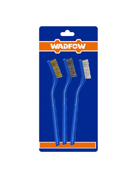 JUEGO 3 PZS CEPILLOS ALAMBRE WADFOW