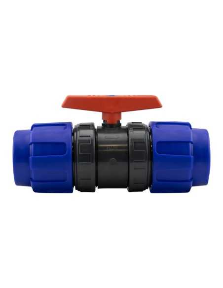 VÁLVULA PE-EPDM PARA PE(FITTING) X PE(FITTING) - 63X63MM
