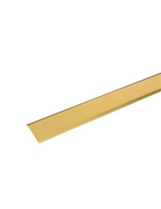 TAPAJUNTAS ADHESIVO BRINOX - LATON / 100CM X 35MM