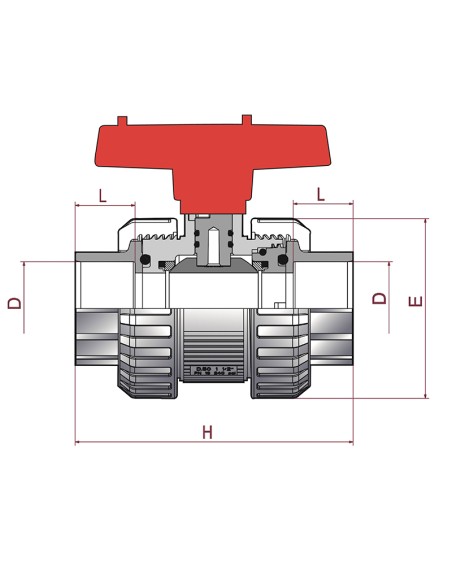 VÁLVULA ROSCAR HEMBRA LOGUI - 1/2"