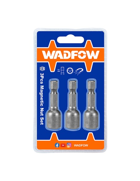 JUEGO 3 PIEZAS VASOS MAGNETICOS WADFOW - 10MM