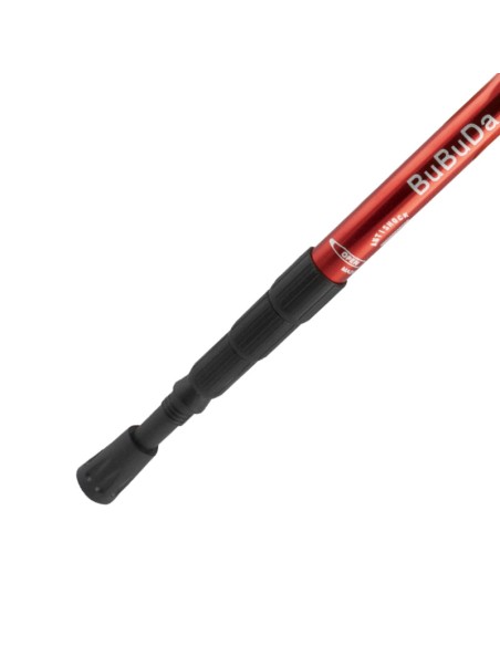 BASTON DE TREKKING 60-130CM MANGO RECTO - NEGRO