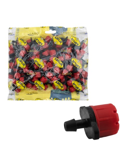 GOTERO REG. G.CAUDAL 0-70 L/H BOLSA 100 UDS - ROJO