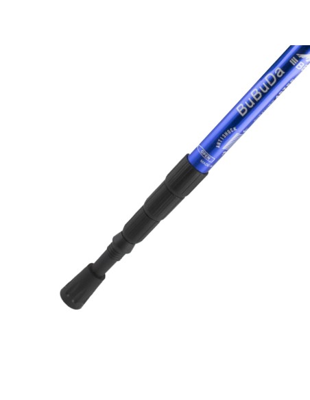 BASTON DE TREKKING 60-130CM MANGO CURVO - AZUL