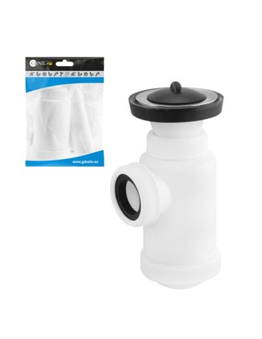 BOTELLA EXTENSIBLE S/ HORIZONTAL + REDUCTORA + VÁLVULA LAVABO BIDET