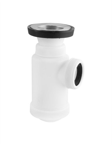 BOTELLA EXTENSIBLE S/ HORIZONTAL + REDUCTORA + VÁLVULA LAVABO BIDET