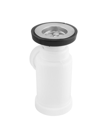 BOTELLA EXTENSIBLE S/ HORIZONTAL + REDUCTORA + VÁLVULA LAVABO BIDET