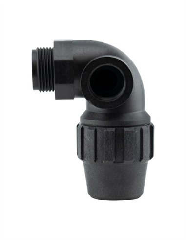 CODO FITTING MACHO 3 SALIDAS - 25MM - 3/4" - 1/2"