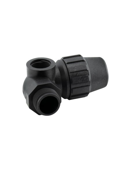 CODO FITTING MACHO 3 SALIDAS - 32MM - 1" - 3/4"