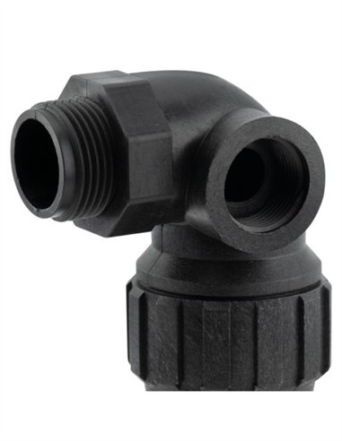 CODO FITTING MACHO 3 SALIDAS - 32MM - 1" - 3/4"