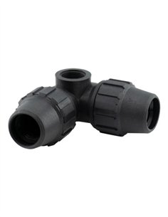 CODO FITTING  IGUAL 3 SALIDAS - 25MM - 25MM - 1/2"
