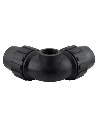 CODO FITTING  IGUAL 3 SALIDAS - 25MM - 25MM - 1/2"