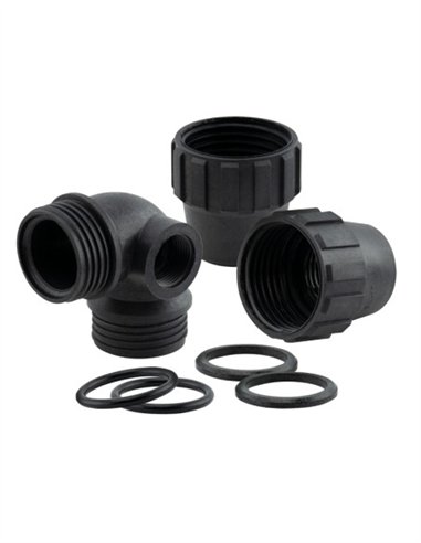 CODO FITTING  IGUAL 3 SALIDAS - 25MM - 25MM - 1/2"