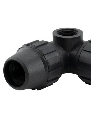 CODO FITTING  IGUAL 3 SALIDAS - 25MM - 25MM - 1/2"
