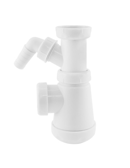 SIFÓN BOTELLA EXTENSIBLE S/HORIZONTAL + REDUCTORA + RACOR + UNA TOMA AUXILIAR