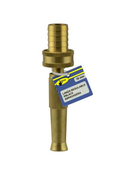 LANZA REGULABLE LATÓN 19MM