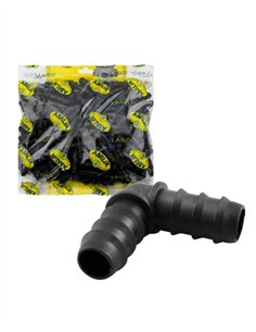 CODO SIMPLE BOLSA 100 UDS - 16MM - BOLSA 10UDS