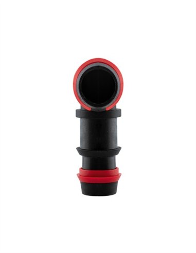 CODO C/ANILLO SEGURIDAD BOLSA 100 UDS - 20MM
