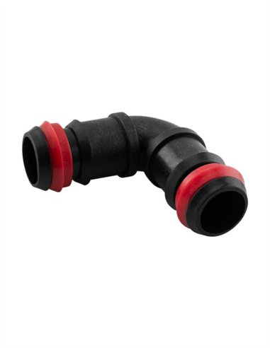 CODO C/ANILLO SEGURIDAD BOLSA 100 UDS - 20MM