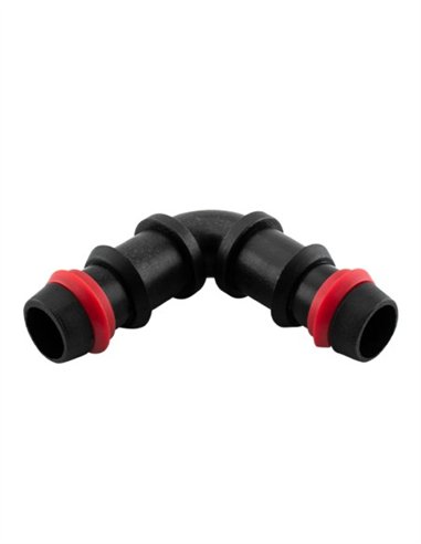 CODO C/ANILLO SEGURIDAD BOLSA 100 UDS - 20MM
