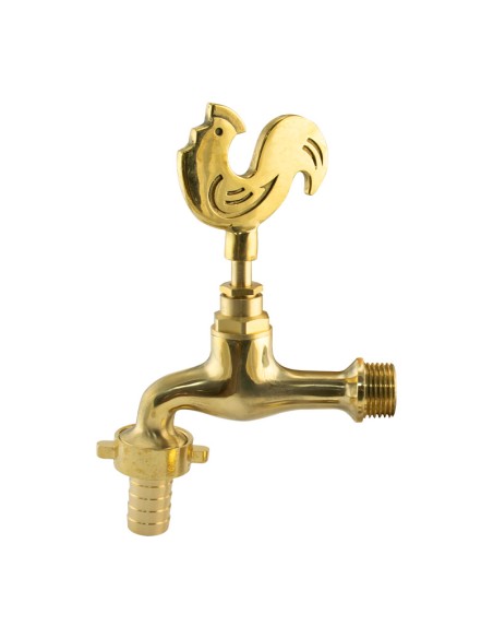 GRIFO DECORATIVO LATÓN MODELO GALLO