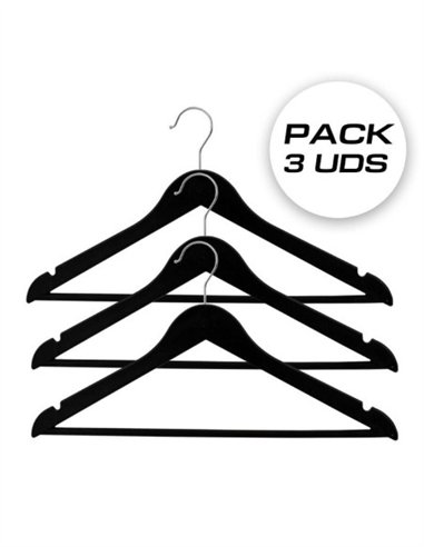 PERCHAS DE PLÁSTICO PACK 3UDS - BLANCO