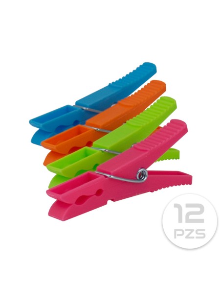 PACK 12 PINZAS COLORES