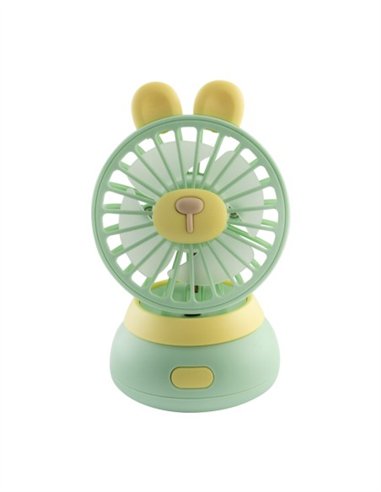 MINI VENTILADOR PORTATIL DE MANO USB 105MM COLORES VARIADOS