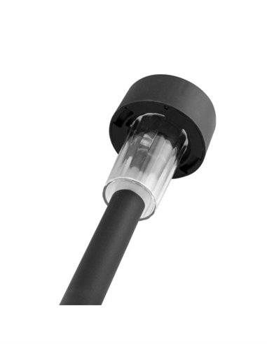 LAMPARA SOLAR LED NEGRA 36,5X5,5CM