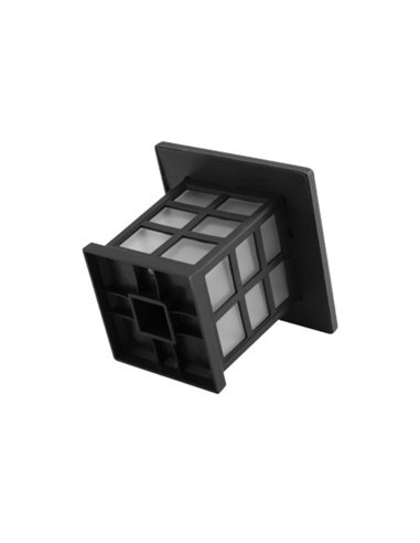 LAMPARA SOLAR LED 8,5X8,5X38CM