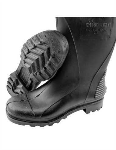 BOTAS DE AGUA DE GOMA NEGRAS - 40