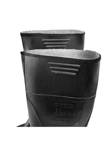 BOTAS DE AGUA DE GOMA NEGRAS - 40
