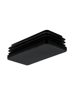 CONTERA INTERIOR RECTANGULAR NEGRO - 20X15MM - 50 UDS