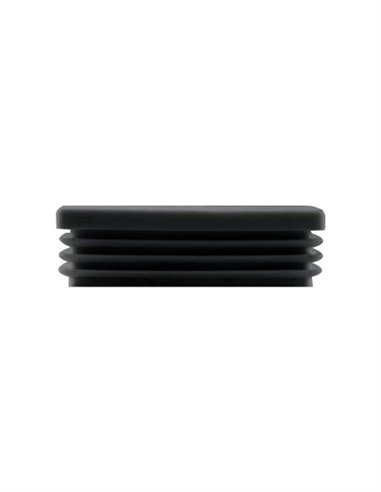 CONTERA INTERIOR RECTANGULAR NEGRO - 80X40MM - 10UDS