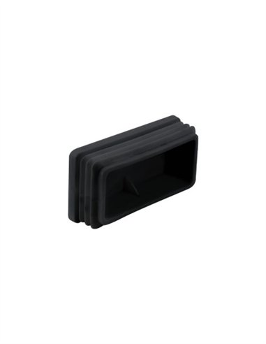 CONTERA INTERIOR RECTANGULAR NEGRO - 80X40MM - 10UDS