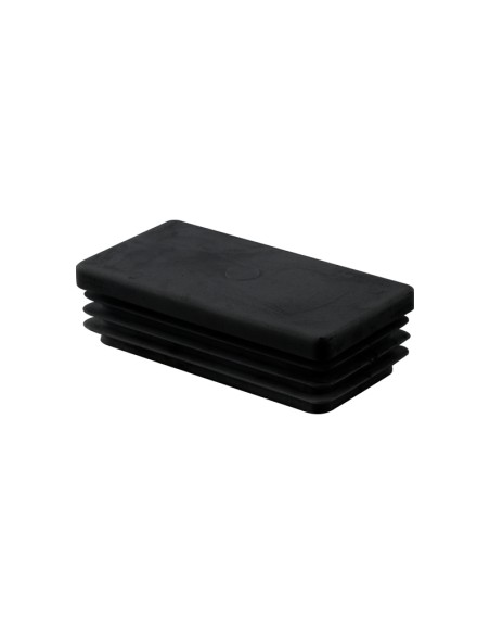 CONTERA INTERIOR RECTANGULAR NEGRO - 80X40MM - 10UDS
