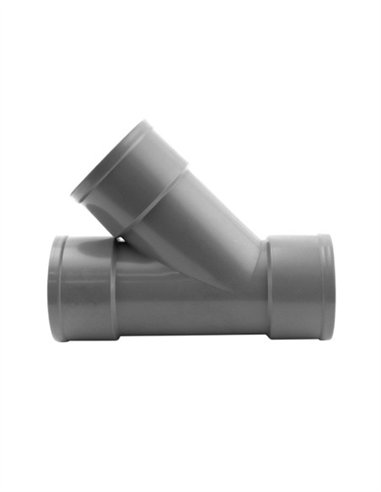 DERIVACION PVC H-H 45º - 40MM