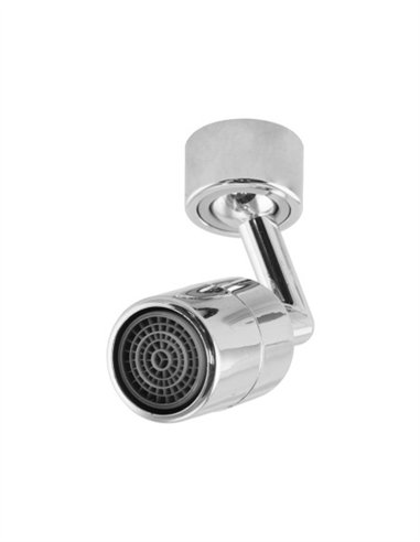 AIREADOR CURVO CON ROTULA ABS