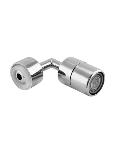 AIREADOR CURVO CON ROTULA ABS