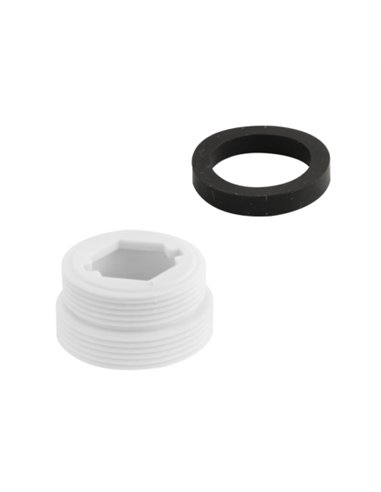 AIREADOR CURVO CON ROTULA ABS